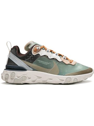 X Undercover React Element 87 Green Mist Sneakers
