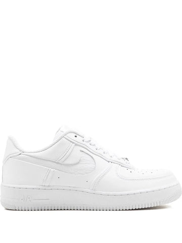 X John Elliott Air Force 1 Triple White Sneakers