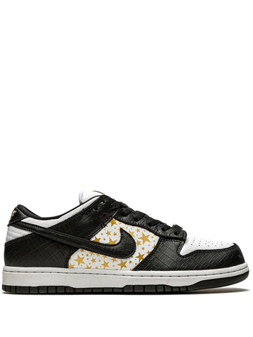 X Sb Dunk Low Stars/Black Sneakers